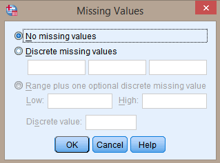 Spss syntax missing values definieren